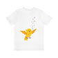 Yellow Canary Happy Birds Lover Unisex Jersey Short Sleeve T-Shirt Ichaku [Perfect Gifts Selection]