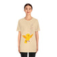 Yellow Canary Happy Birds Lover Unisex Jersey Short Sleeve T-Shirt Ichaku [Perfect Gifts Selection]