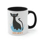 Aquarius Cat Zodiac Sign Classic Accent Coffee Mug 11oz