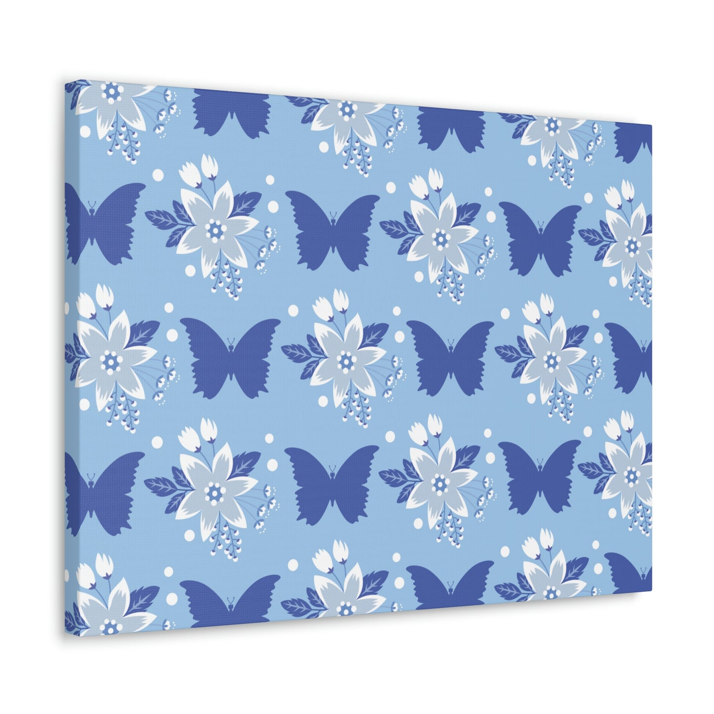 Butterfly Pattern Nature Animal Lovers Classic Art Canvas Gallery Wraps