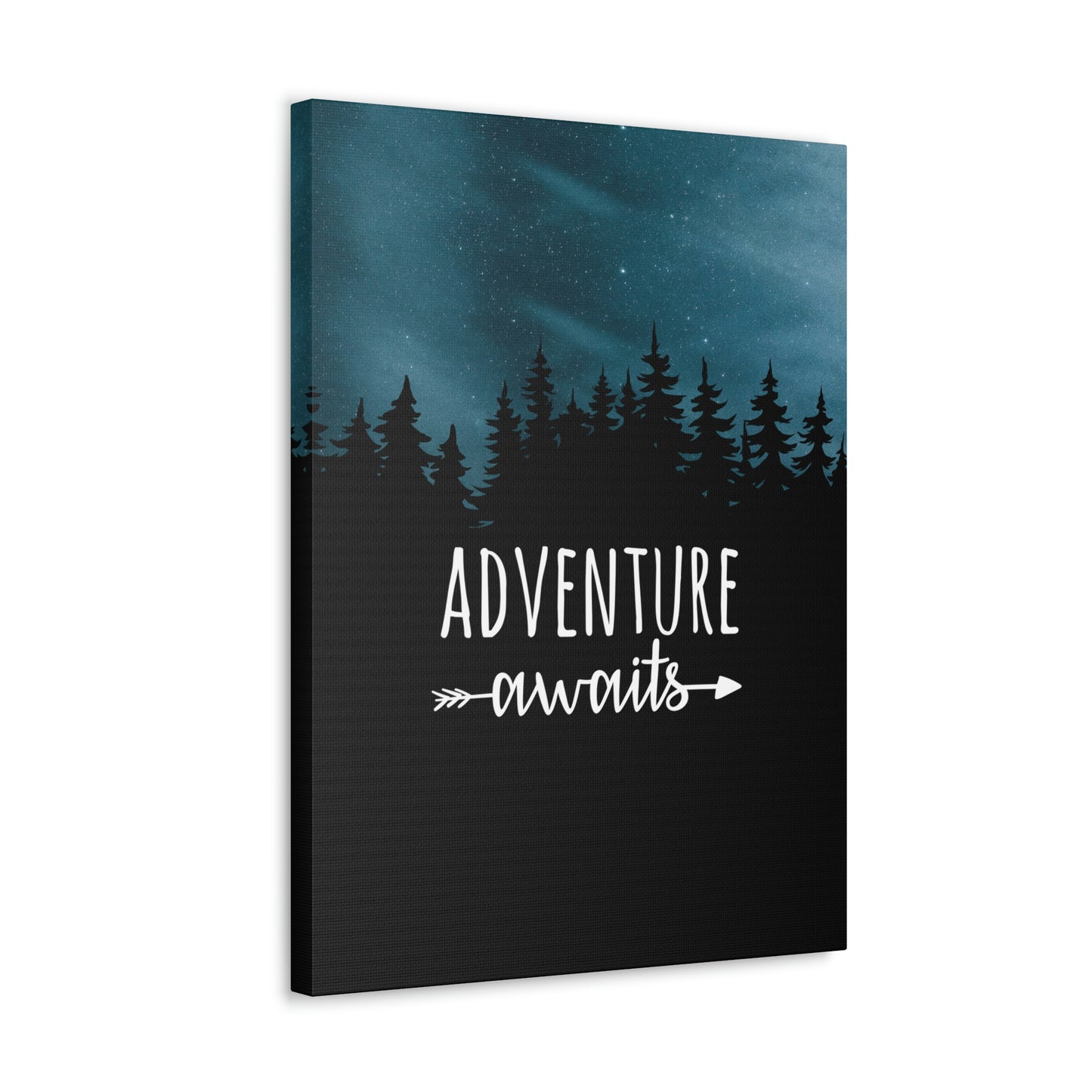 Adventure Awaits Art Vacation Landscape Explore Aesthetic Classic Art Canvas Gallery Wraps