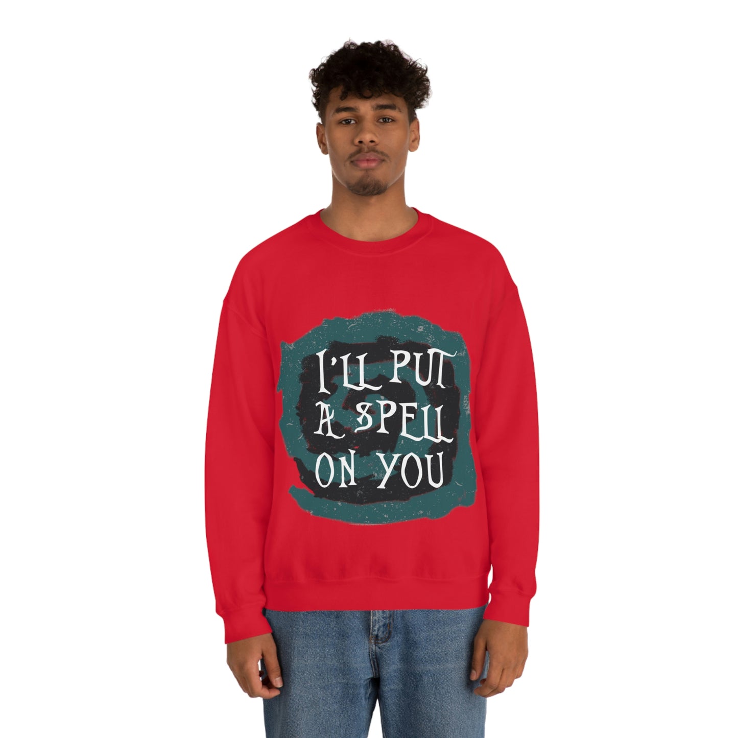 I`ll Put A Spell On You Halloween Trick Or Treat Unisex Heavy Blend™ Crewneck Sweatshirt