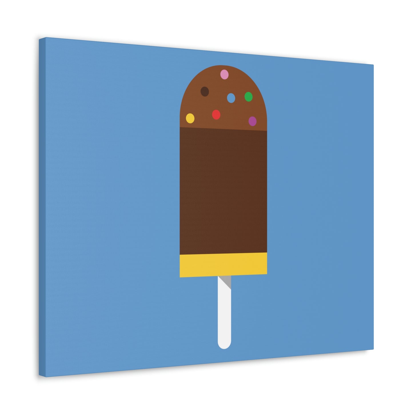 Ice Cream Lover Minimal Abstract Aesthetic Classic Art Canvas Gallery Wraps