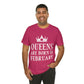 Queens Are Born in February Happy Birthday Unisex Jersey Short Sleeve T-Shirt