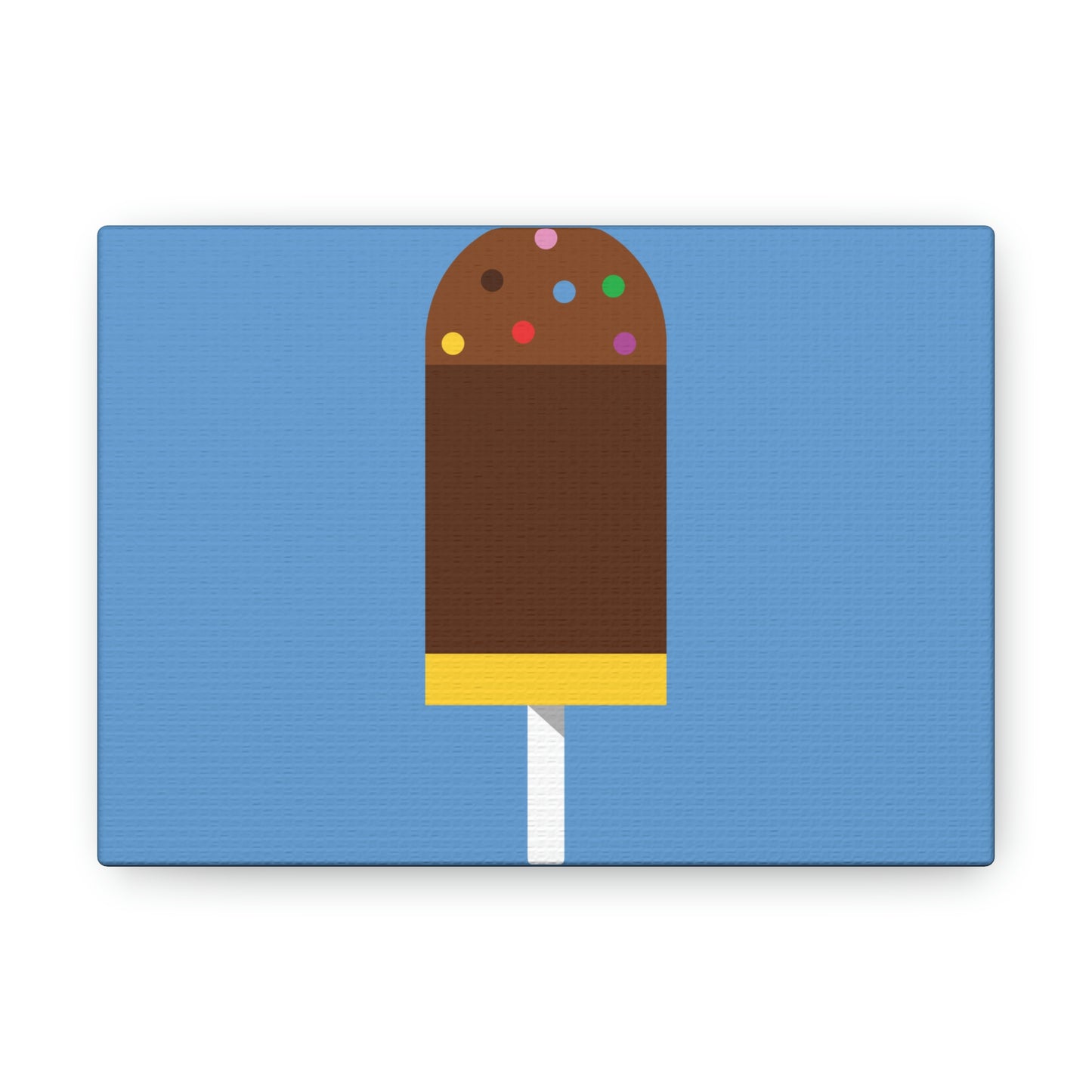 Ice Cream Lover Minimal Abstract Aesthetic Classic Art Canvas Gallery Wraps