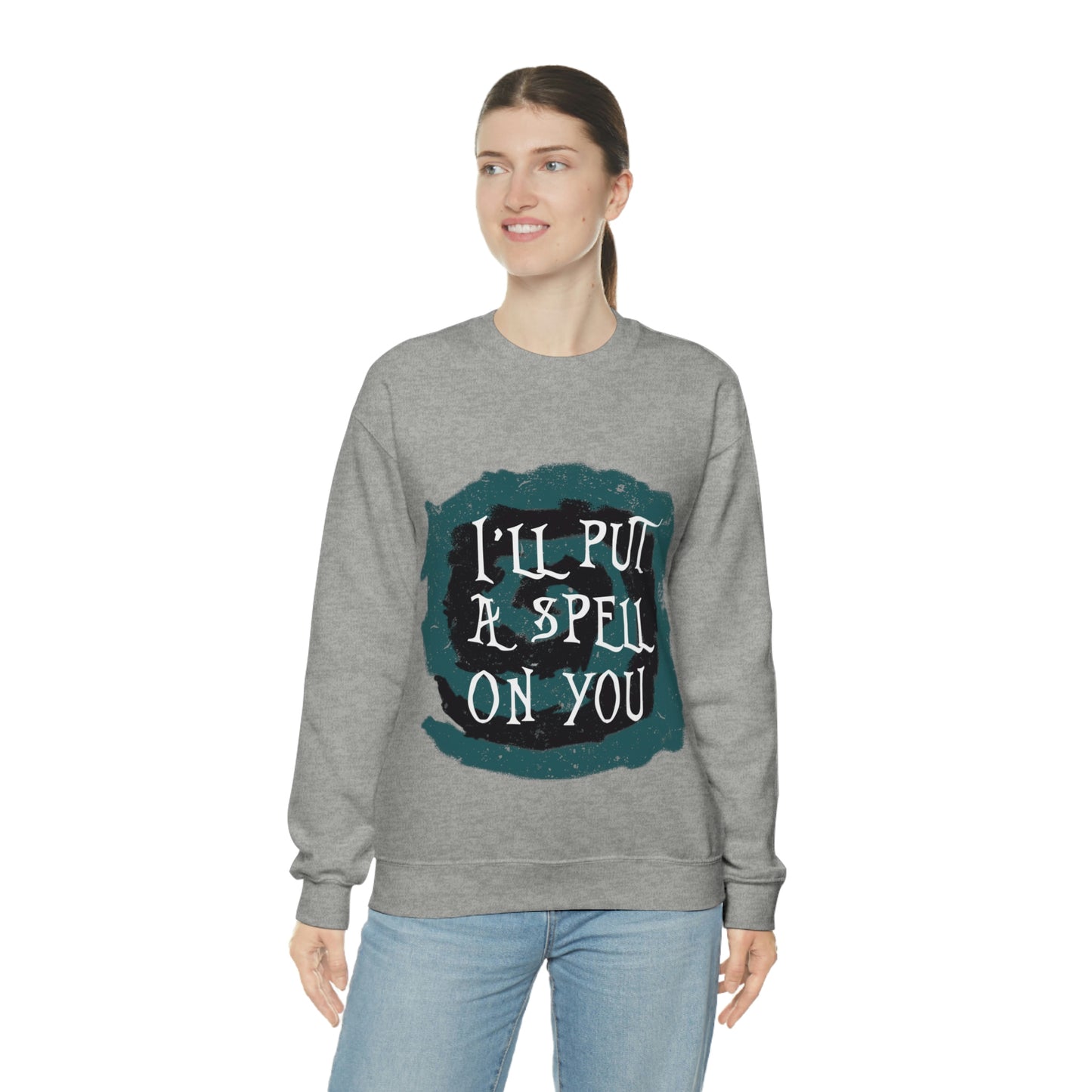 I`ll Put A Spell On You Halloween Trick Or Treat Unisex Heavy Blend™ Crewneck Sweatshirt