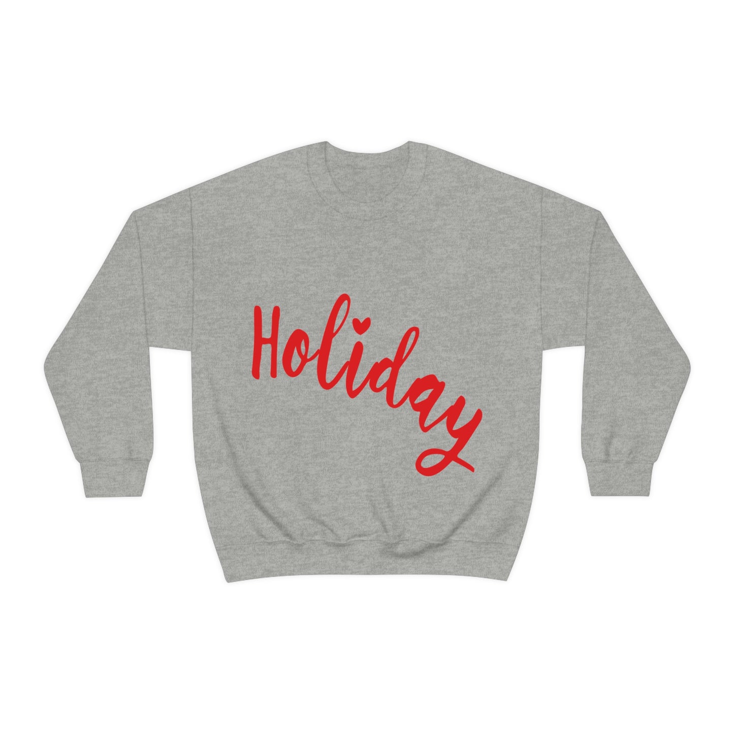 Holidays Red Text Weekend Quotes Unisex Heavy Blend™ Crewneck Sweatshirt