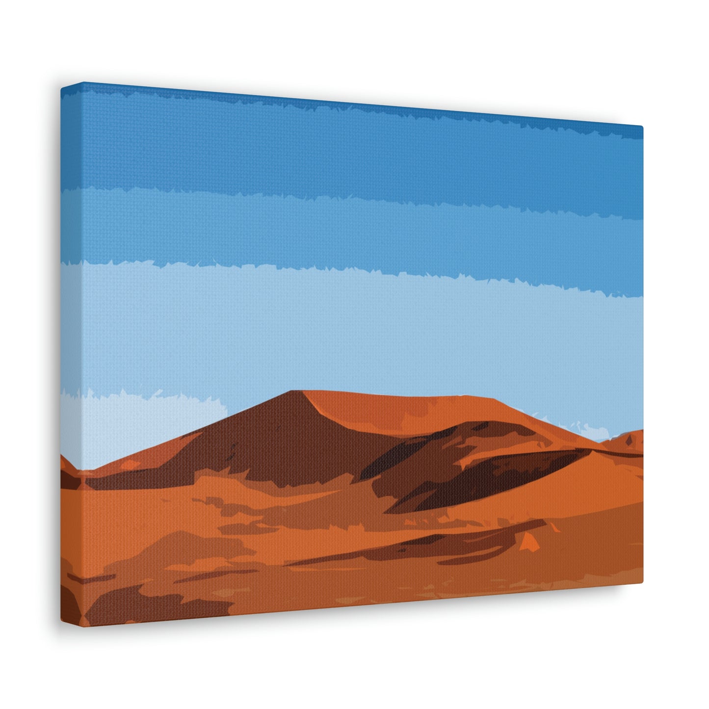 Landscape Desert Orange Sand Abstract Nature Modern Aesthetics Aesthetic Classic Art Canvas Gallery Wraps