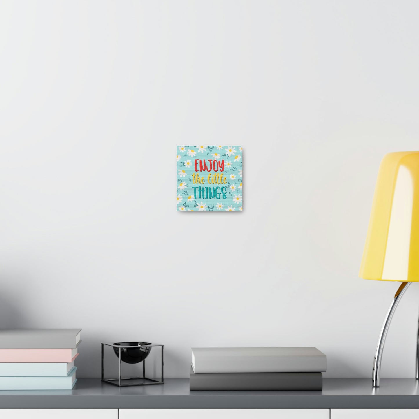 Enjoy The Little Things Aesthetic Classic Art Canvas Gallery Wraps