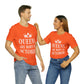 Queens Are Born in October Happy Birthday Unisex Jersey Short Sleeve T-Shirt