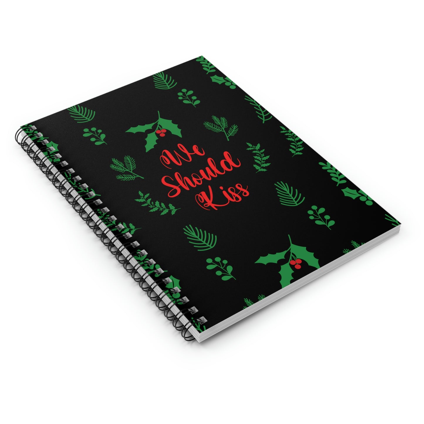 We Should Kiss Leaves Quotes Spiral Notebook Ruled Line