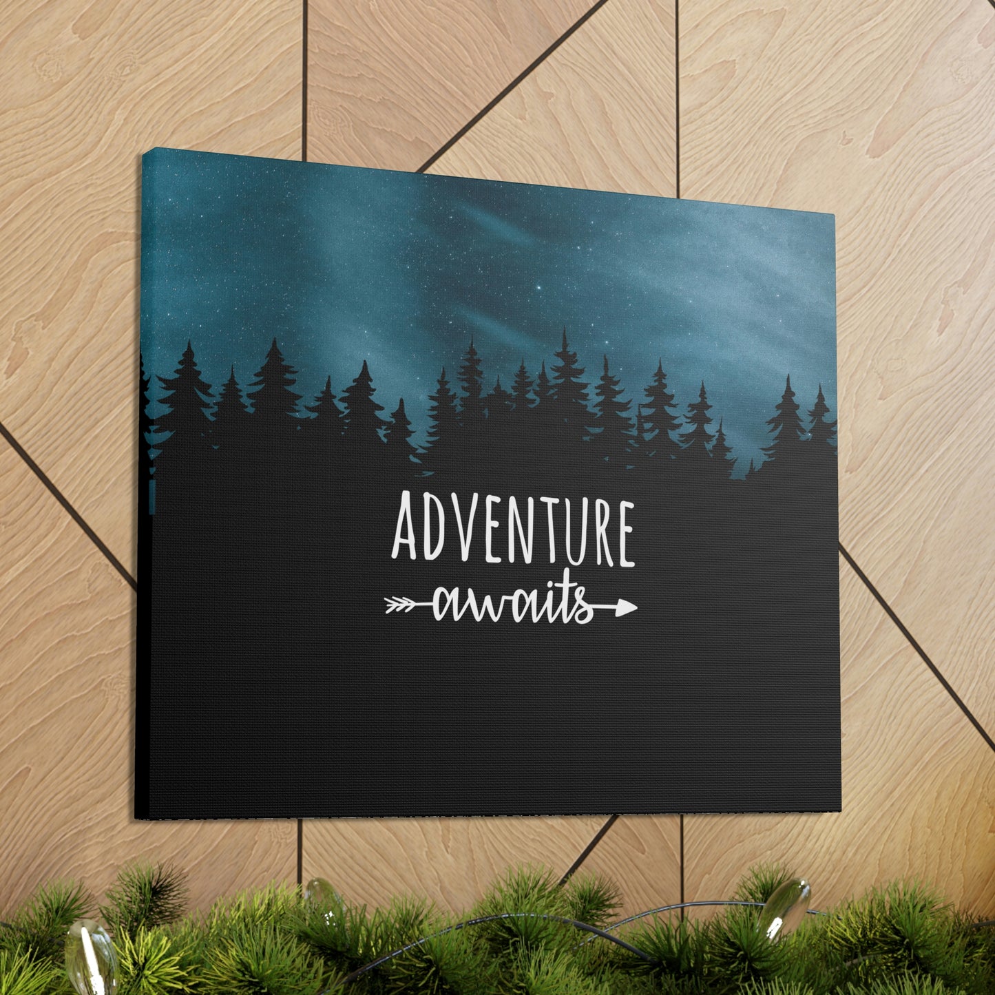 Adventure Awaits Art Vacation Landscape Explore Aesthetic Classic Art Canvas Gallery Wraps