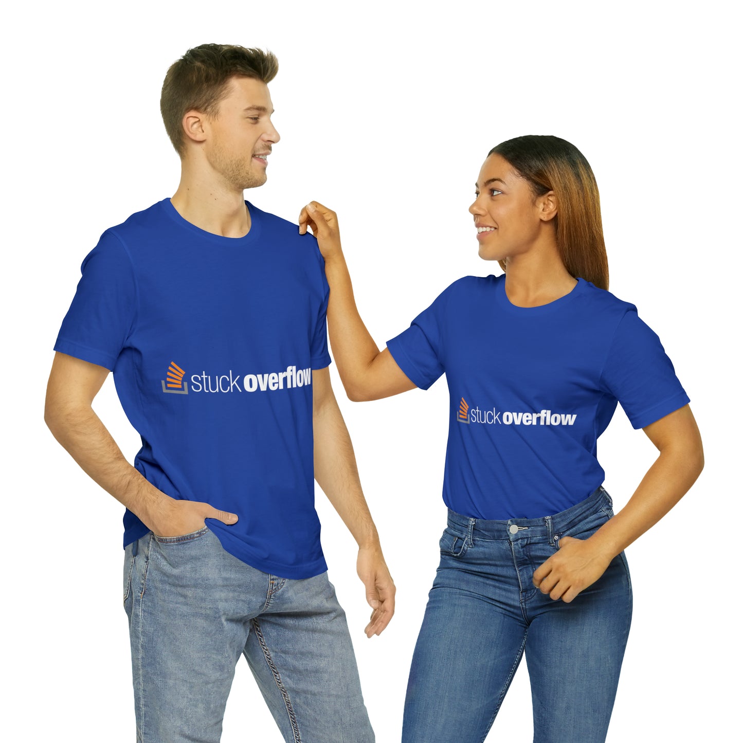 Stack Overflow Funny IT Developer Programming Nerdy Unisex Jersey Short Sleeve T-Shirt