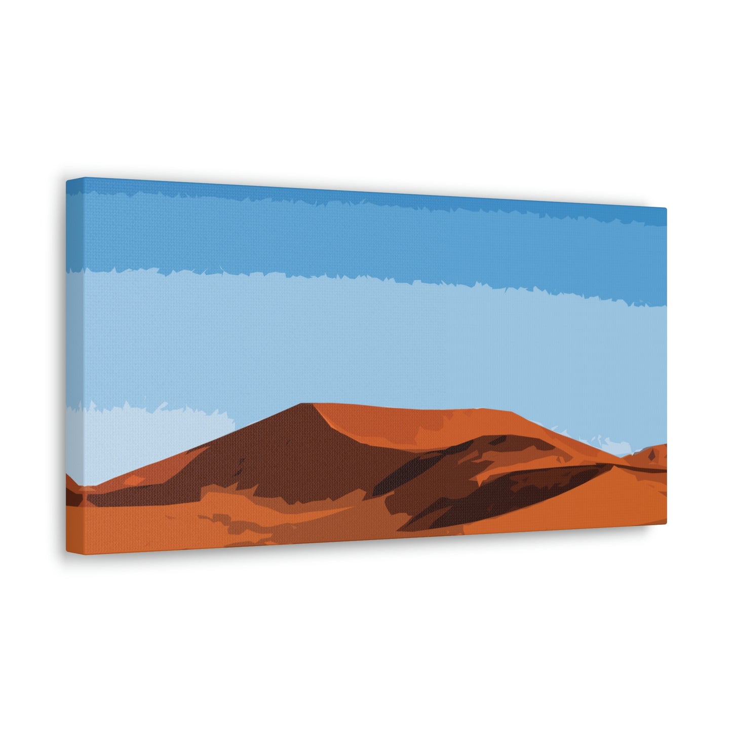 Landscape Desert Orange Sand Abstract Nature Modern Aesthetics Aesthetic Classic Art Canvas Gallery Wraps