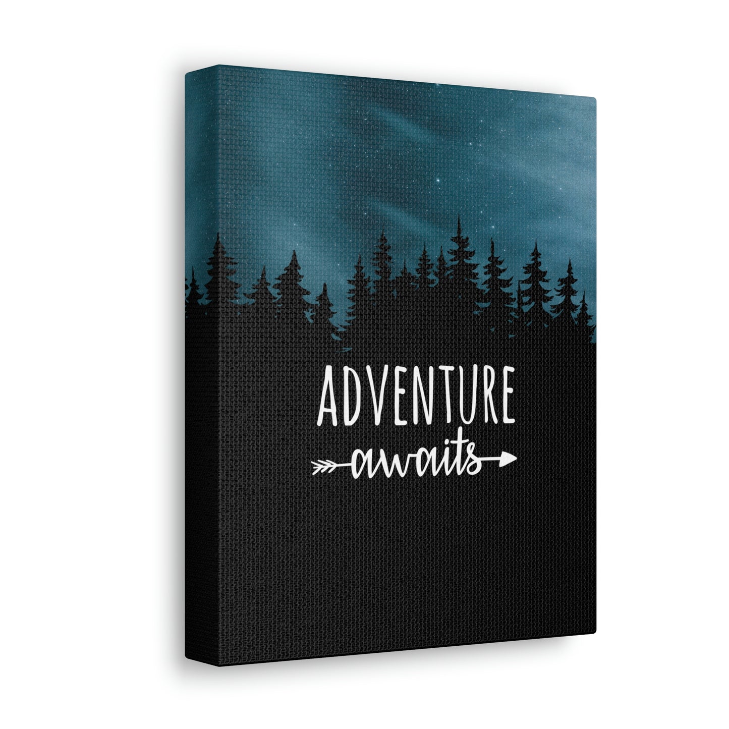 Adventure Awaits Art Vacation Landscape Explore Aesthetic Classic Art Canvas Gallery Wraps