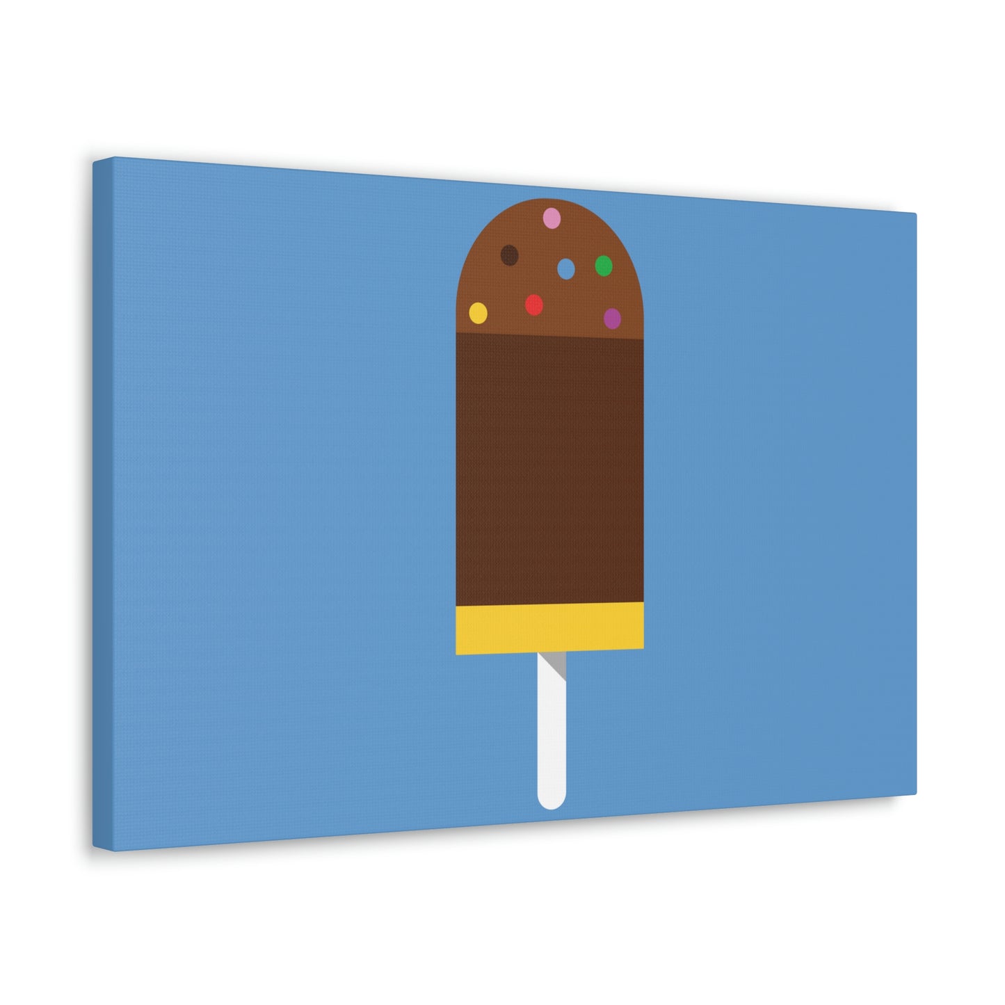 Ice Cream Lover Minimal Abstract Aesthetic Classic Art Canvas Gallery Wraps