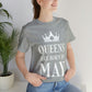 Queens Are Born in May Happy Birthday Unisex Jersey Short Sleeve T-Shirt