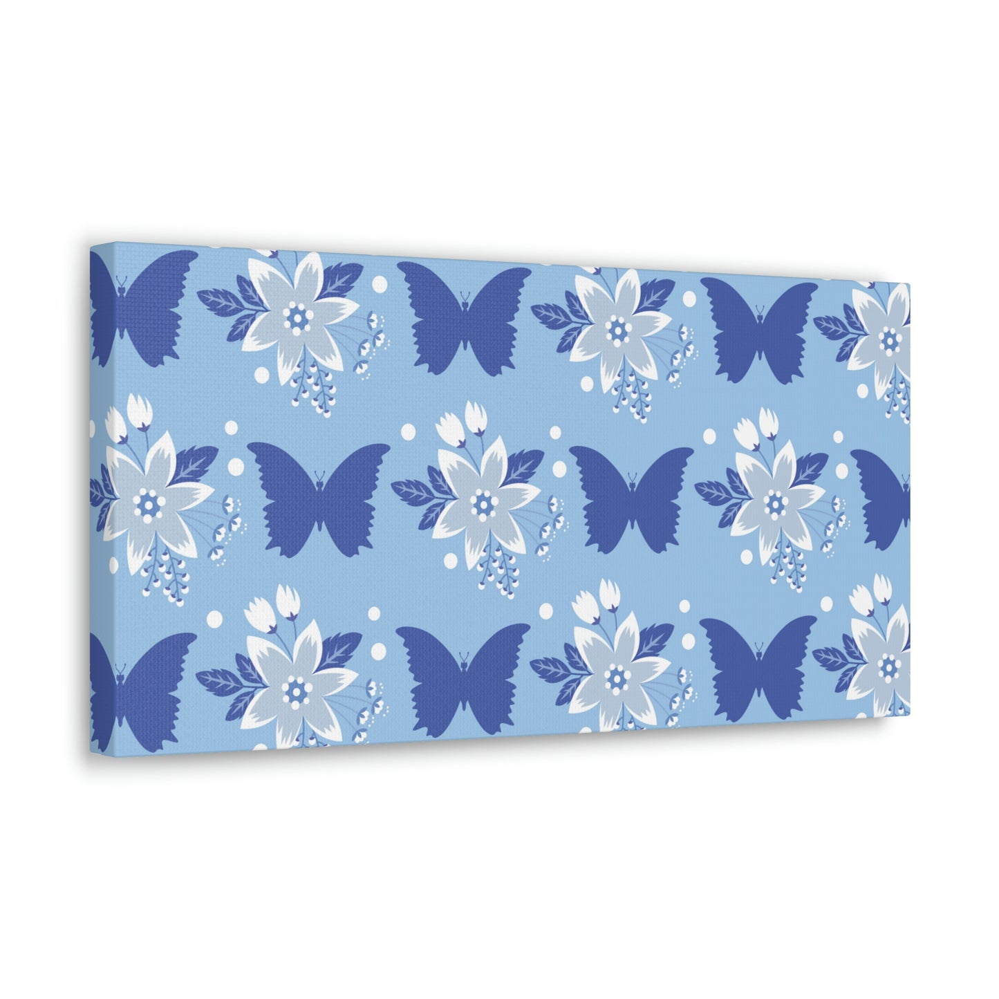 Butterfly Pattern Nature Animal Lovers Classic Art Canvas Gallery Wraps