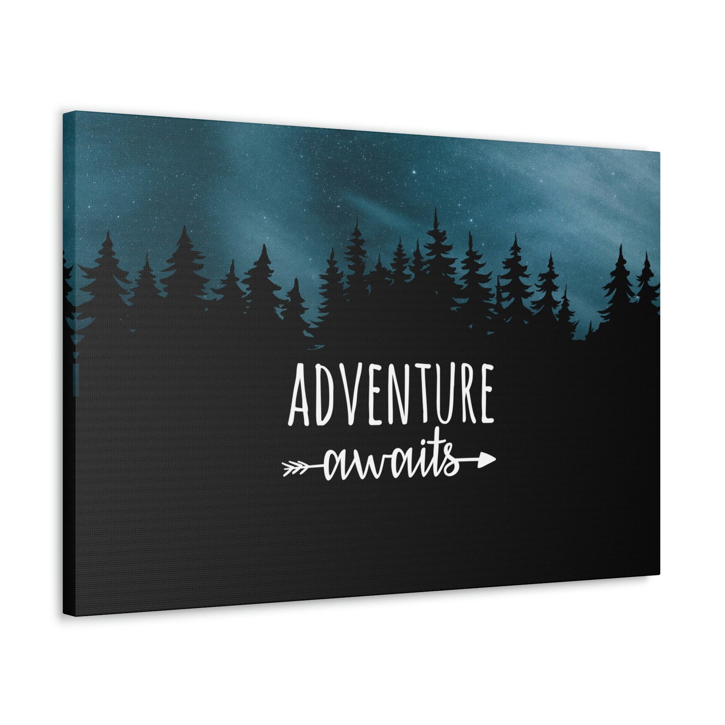 Adventure Awaits Art Vacation Landscape Explore Aesthetic Classic Art Canvas Gallery Wraps