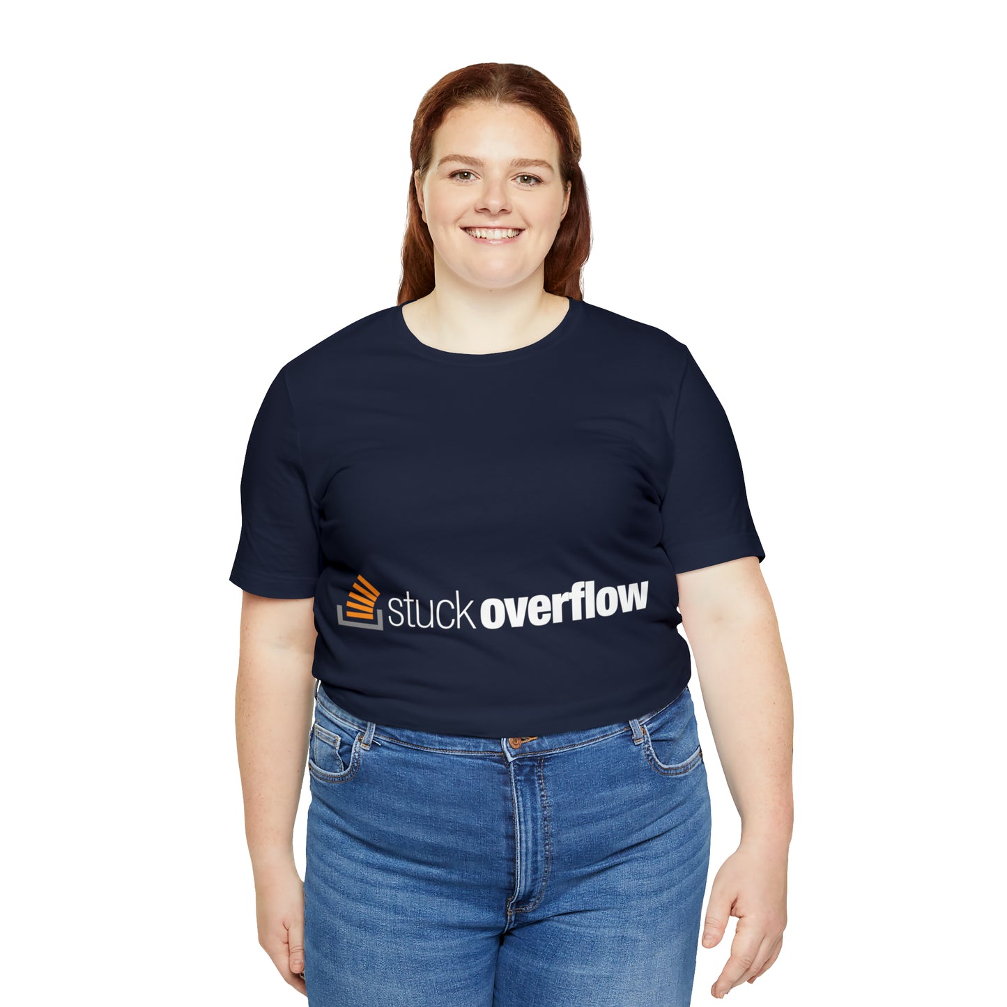 Stack Overflow Funny IT Developer Programming Nerdy Unisex Jersey Short Sleeve T-Shirt