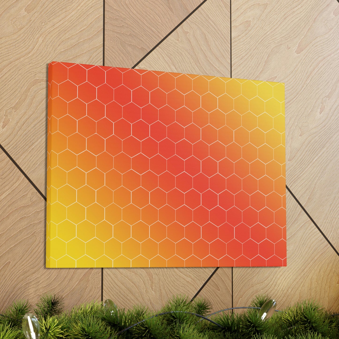 Bee Honeycomb Honey Nature Lovers Classic Art Canvas Gallery Wraps