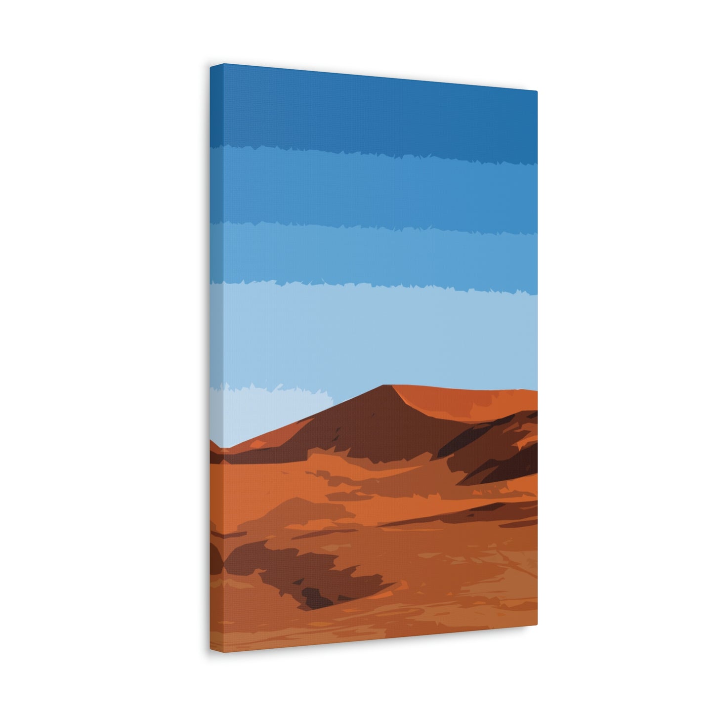 Landscape Desert Orange Sand Abstract Nature Modern Aesthetics Aesthetic Classic Art Canvas Gallery Wraps