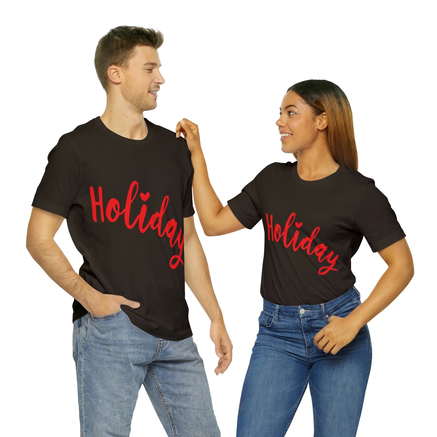 Holidays Red Text Weekend Quotes Unisex Jersey Short Sleeve T-Shirt