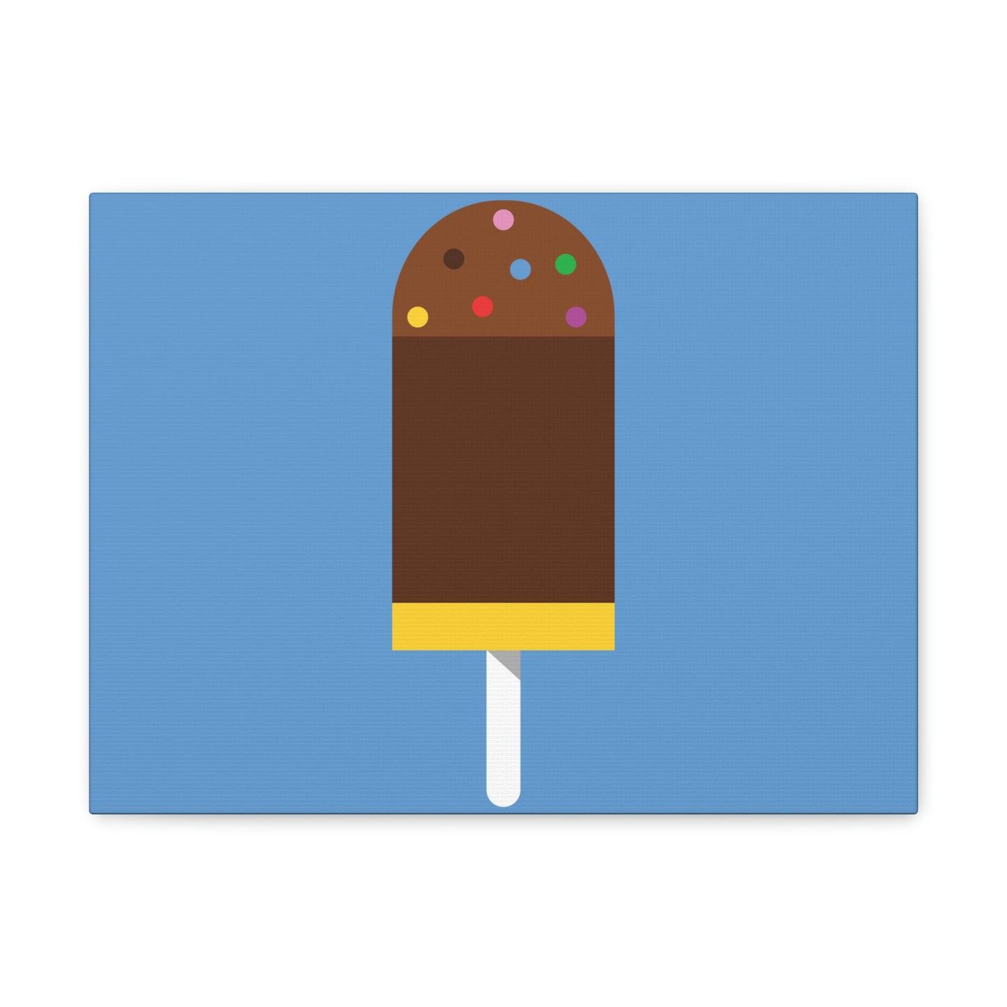 Ice Cream Lover Minimal Abstract Aesthetic Classic Art Canvas Gallery Wraps