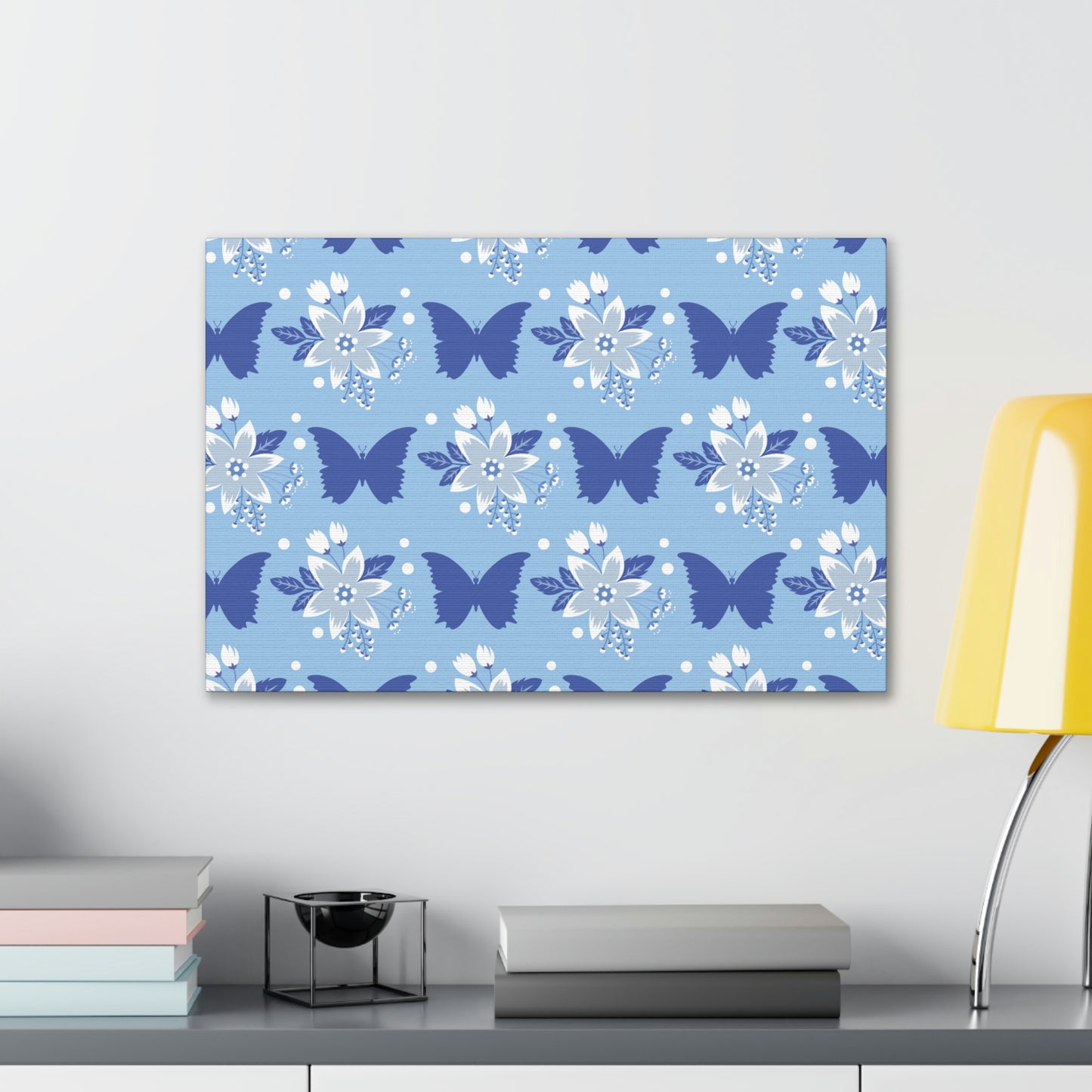 Butterfly Pattern Nature Animal Lovers Classic Art Canvas Gallery Wraps