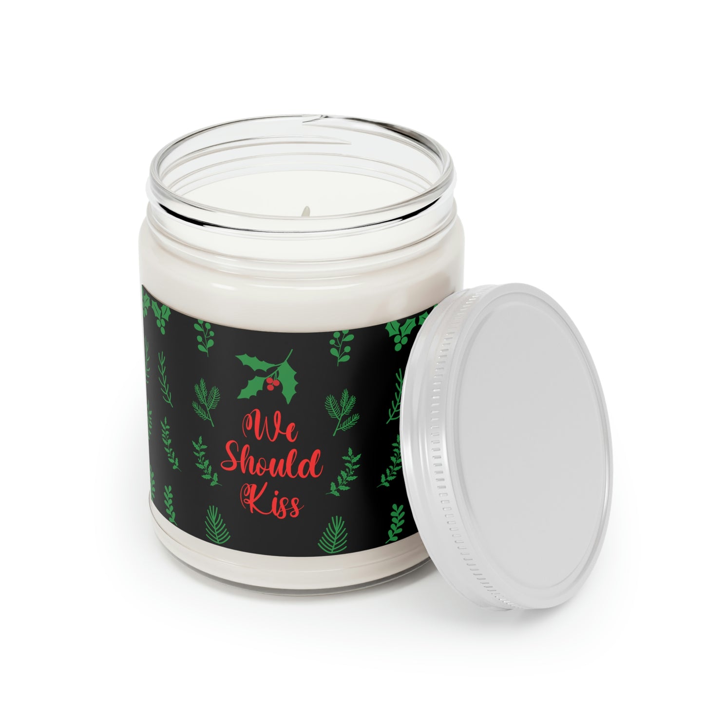 We Should Kiss Leaves Quotes Scented Candle Up to 60hSoy Wax 9oz