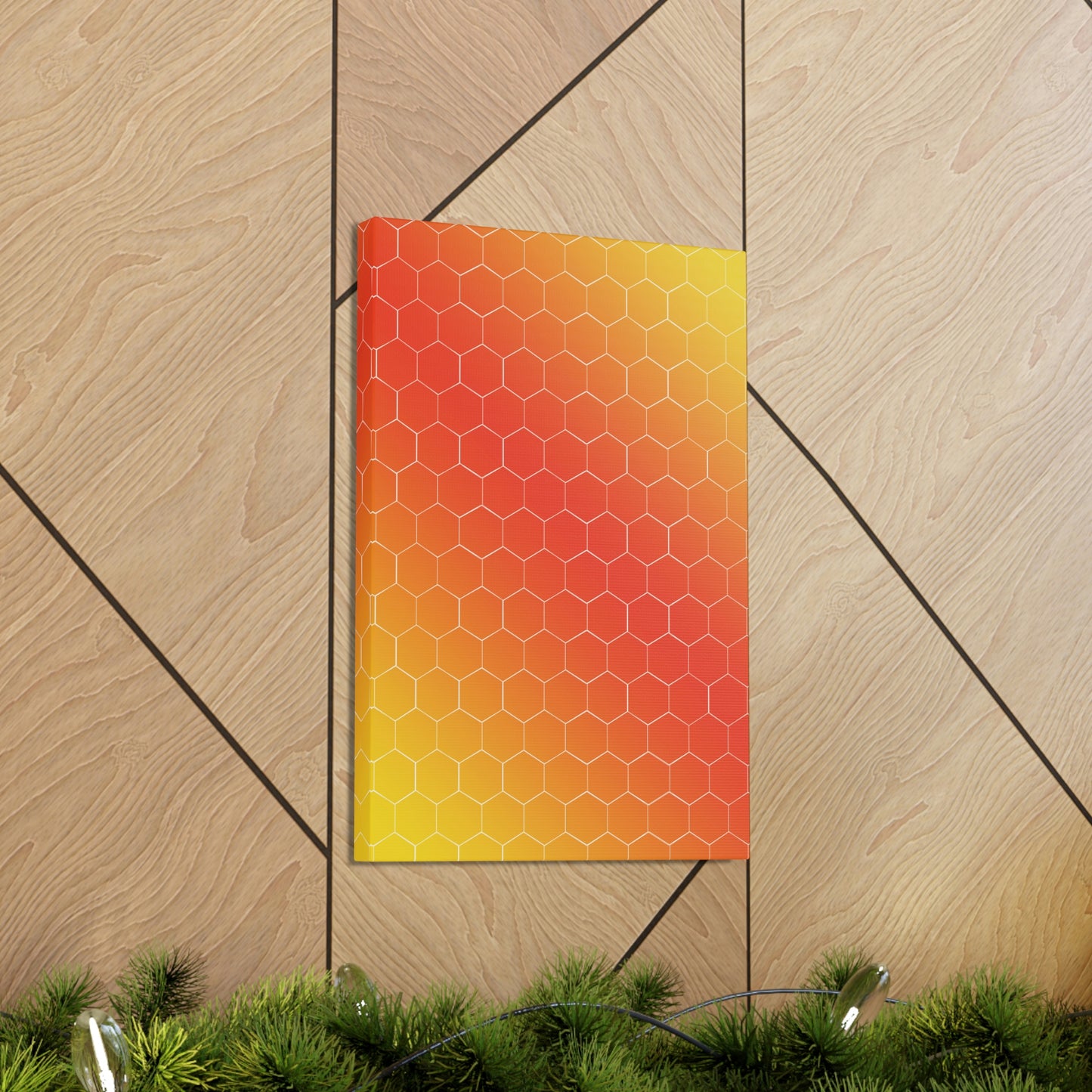 Bee Honeycomb Honey Nature Lovers Classic Art Canvas Gallery Wraps