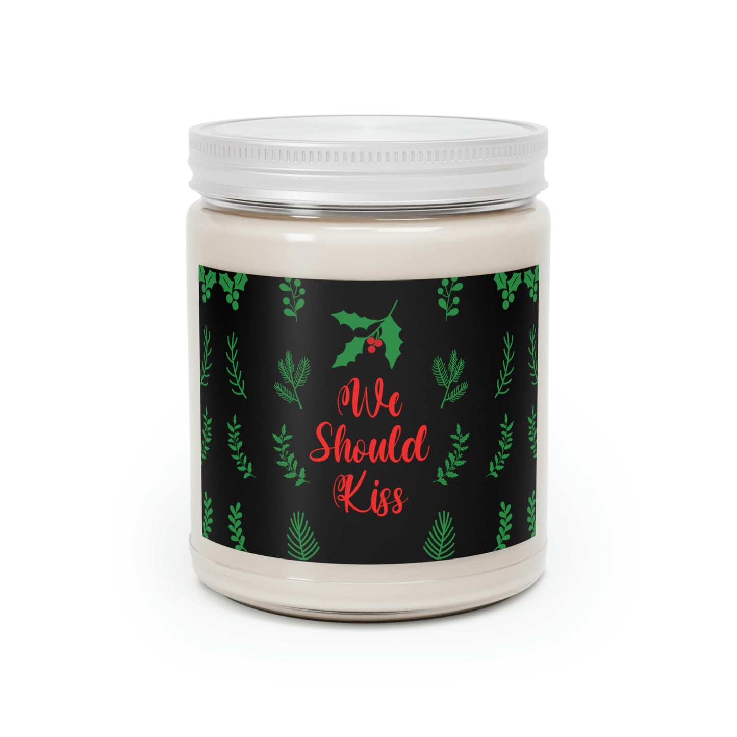 We Should Kiss Leaves Quotes Scented Candle Up to 60hSoy Wax 9oz