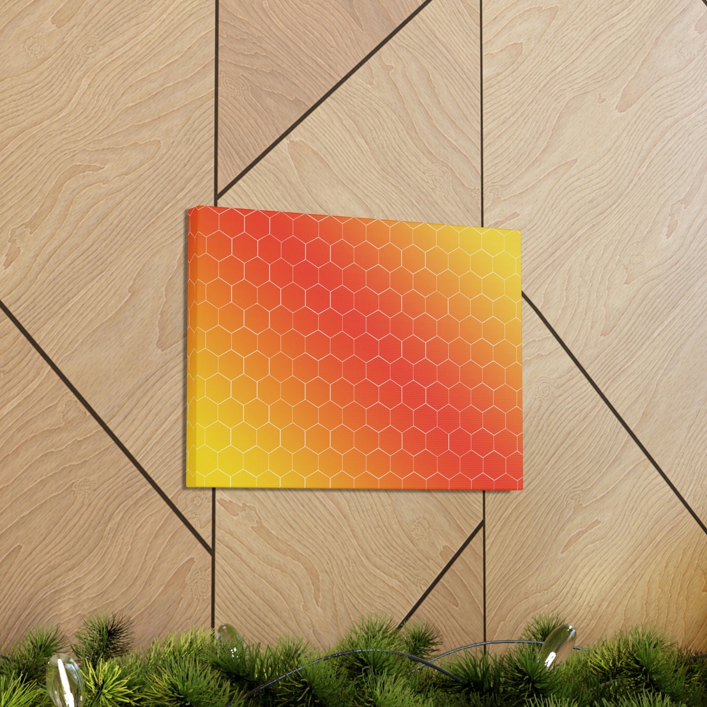 Bee Honeycomb Honey Nature Lovers Classic Art Canvas Gallery Wraps