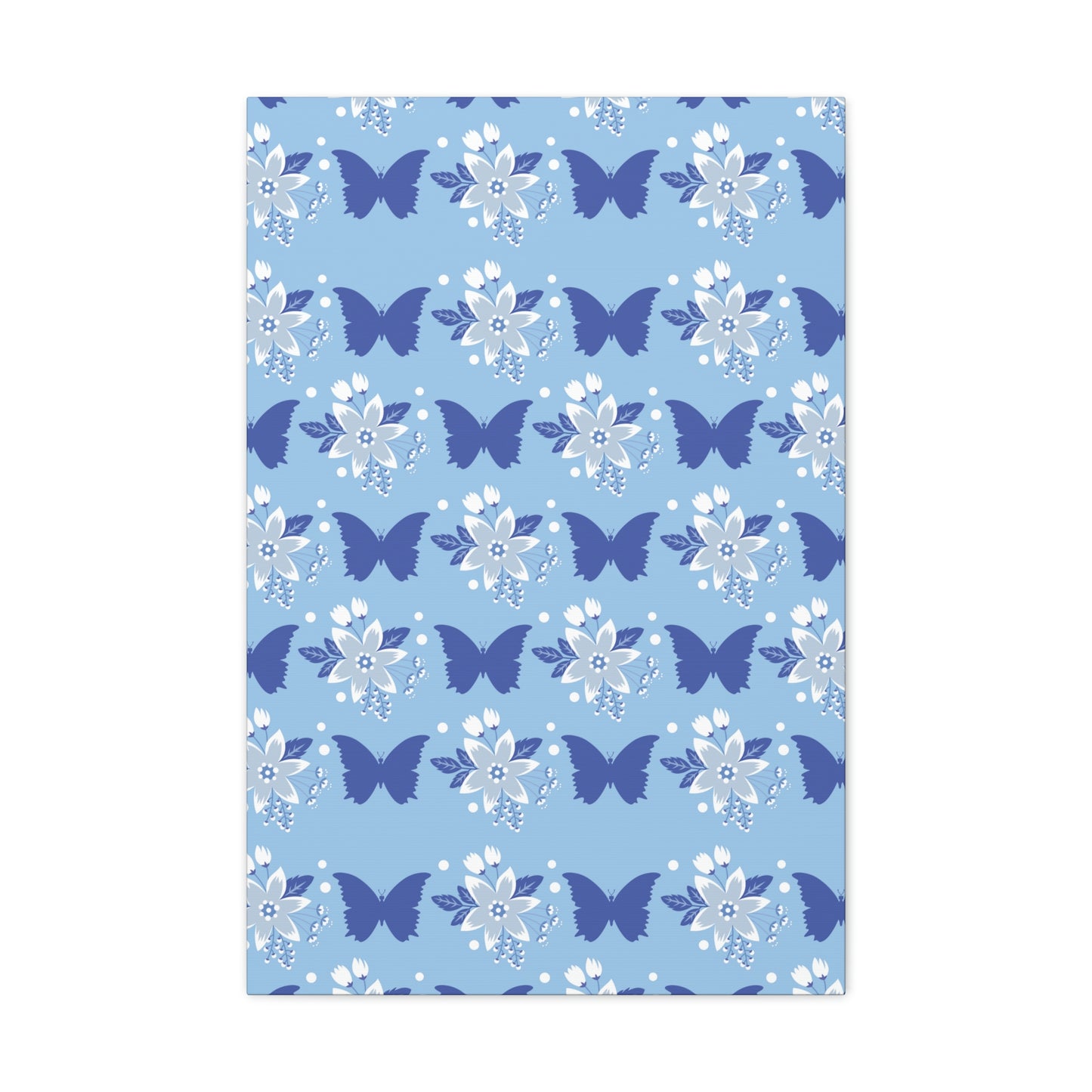 Butterfly Pattern Nature Animal Lovers Classic Art Canvas Gallery Wraps