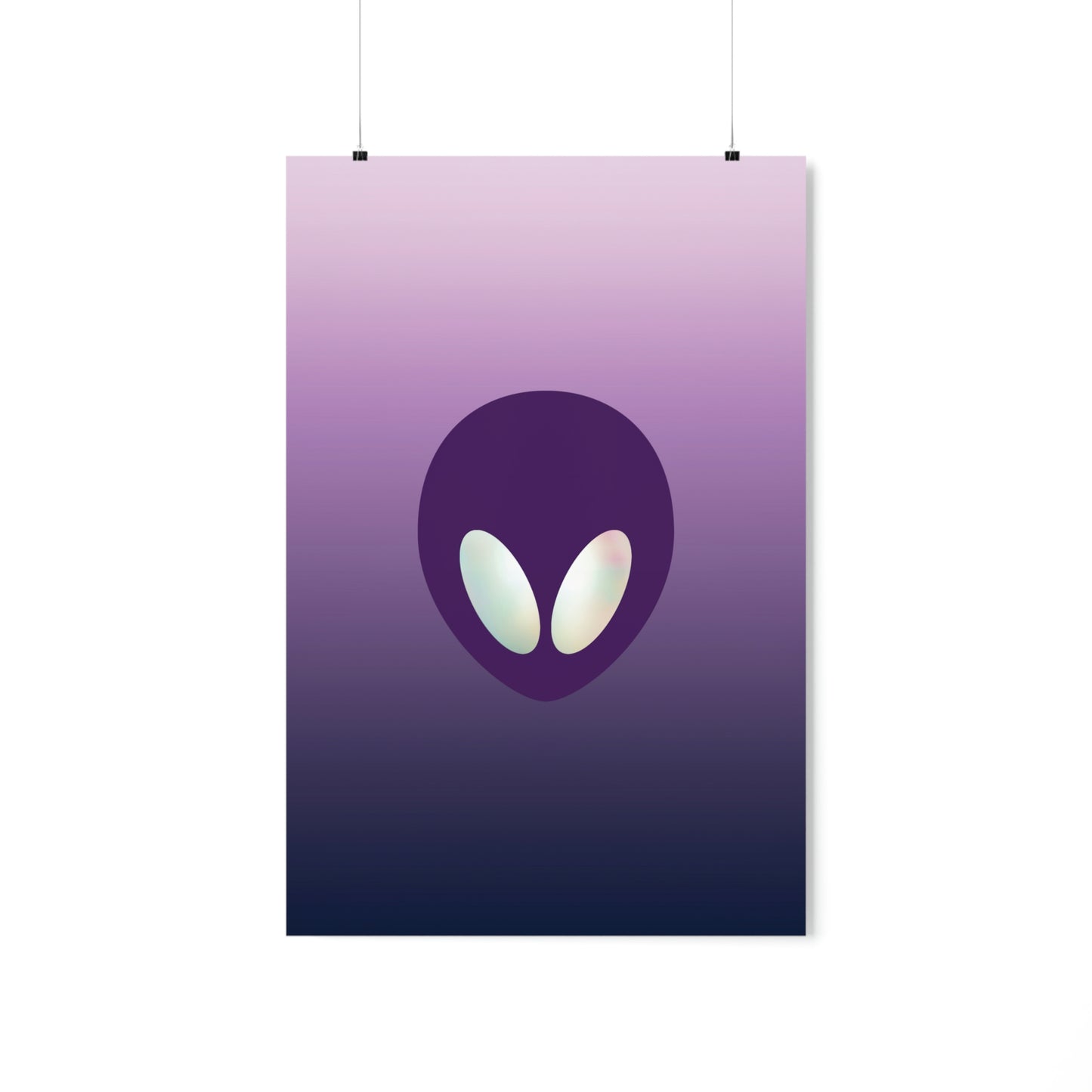 Alien Aesthetic Minimalist UFO Classic TV Series Art Premium Matte Vertical Posters