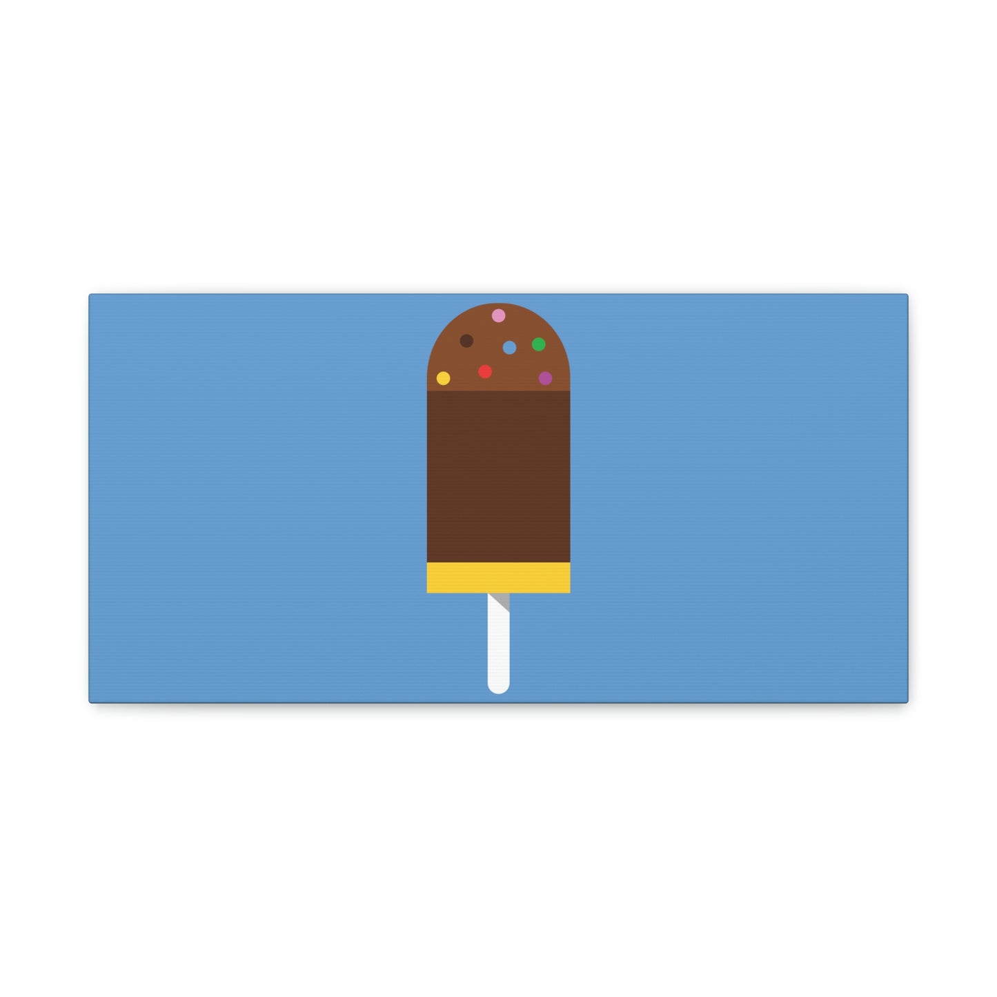 Ice Cream Lover Minimal Abstract Aesthetic Classic Art Canvas Gallery Wraps