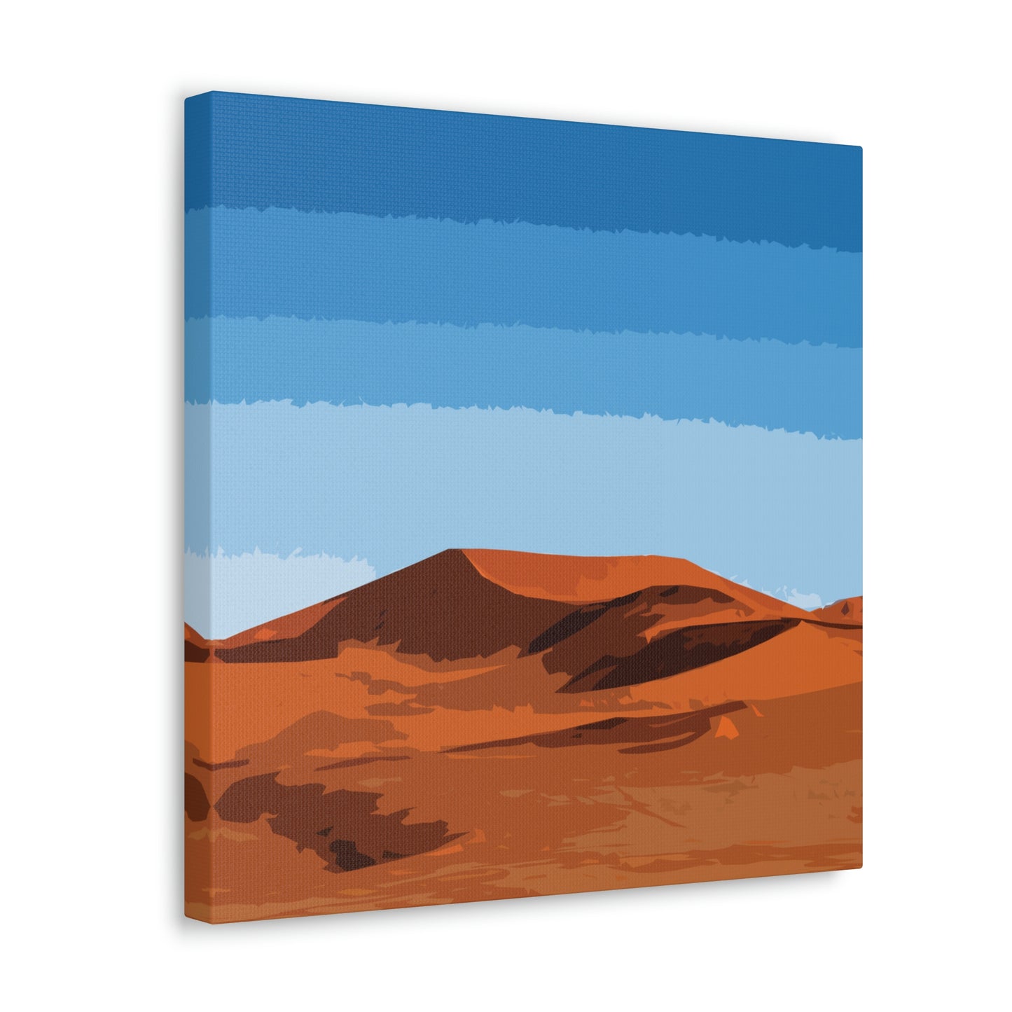 Landscape Desert Orange Sand Abstract Nature Modern Aesthetics Aesthetic Classic Art Canvas Gallery Wraps