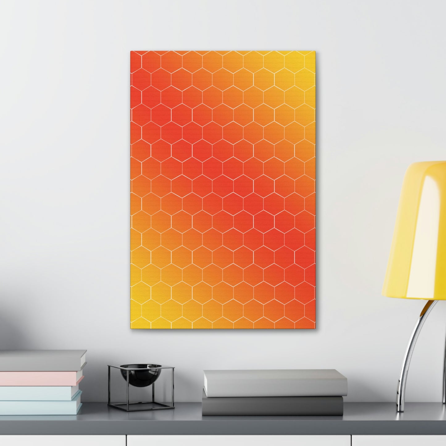 Bee Honeycomb Honey Nature Lovers Classic Art Canvas Gallery Wraps