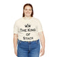 The King of Stack Overflow IT Funny Coding Unisex Jersey Short Sleeve T-Shirt