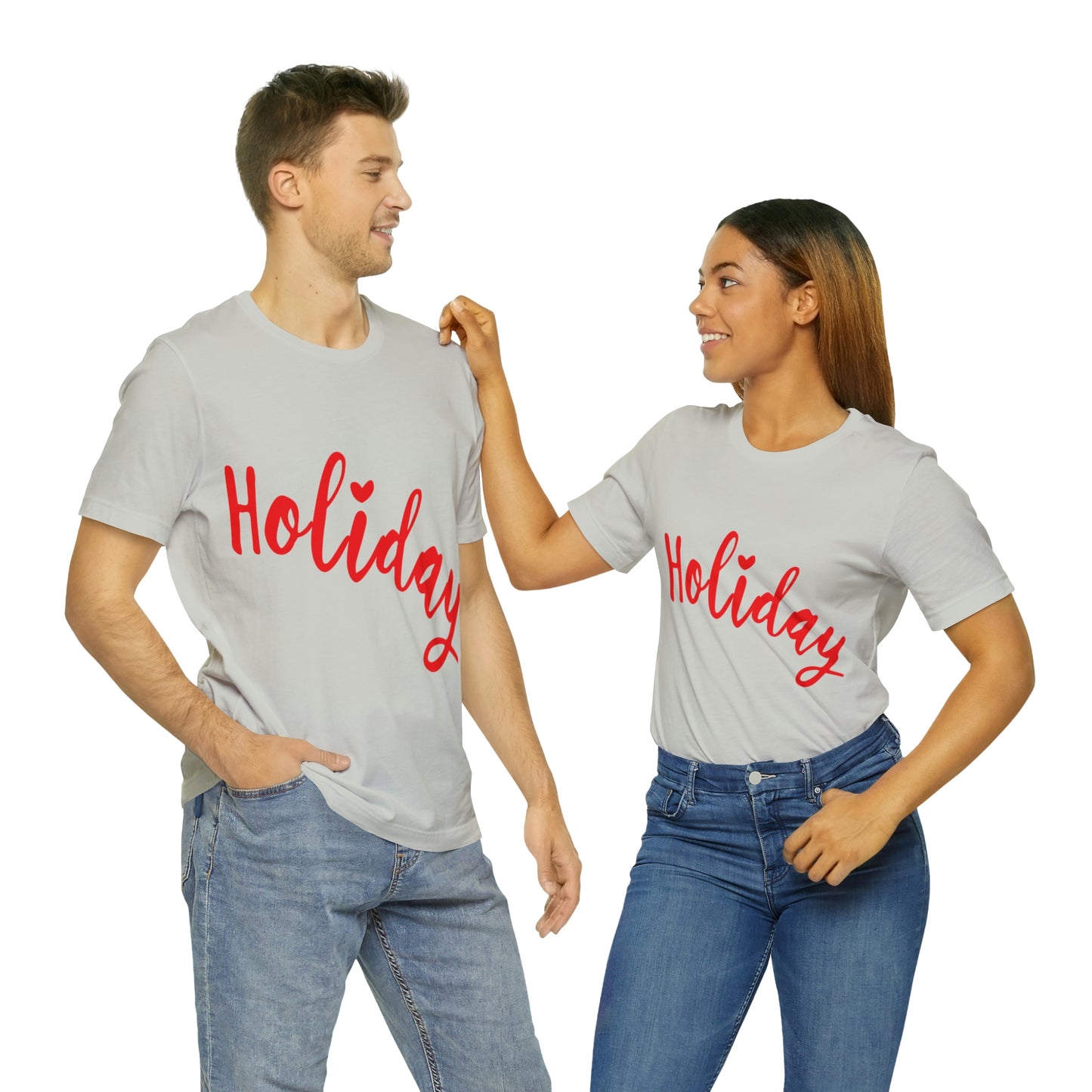 Holidays Red Text Weekend Quotes Unisex Jersey Short Sleeve T-Shirt