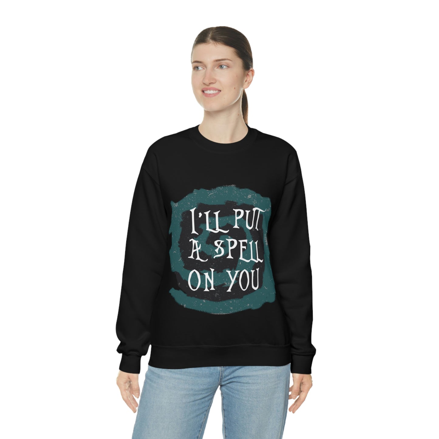 I`ll Put A Spell On You Halloween Trick Or Treat Unisex Heavy Blend™ Crewneck Sweatshirt