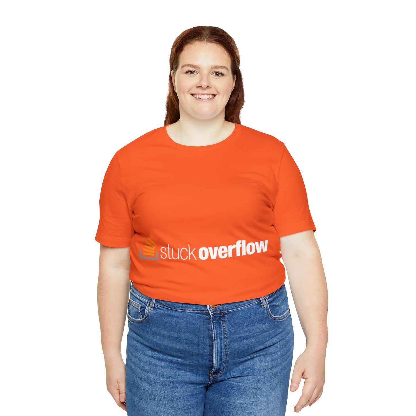 Stack Overflow Funny IT Developer Programming Nerdy Unisex Jersey Short Sleeve T-Shirt