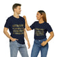 Astrology Is Important But Astronomy Is Importanter Funny Quotes Gold Unisex Jersey Short Sleeve T-Shirt