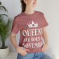 Queens Are Born in November Happy Birthday Unisex Jersey Short Sleeve T-Shirt