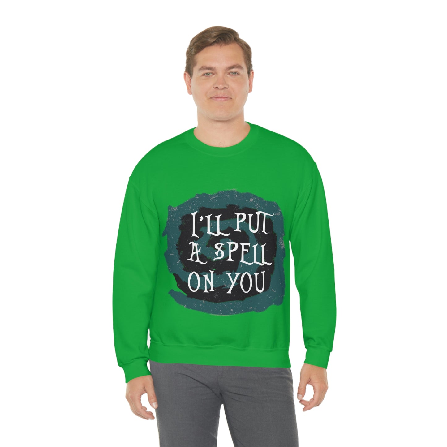 I`ll Put A Spell On You Halloween Trick Or Treat Unisex Heavy Blend™ Crewneck Sweatshirt