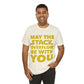 May The Stack Overflow Be With You Programming Humor Unisex Jersey Short Sleeve T-Shirt