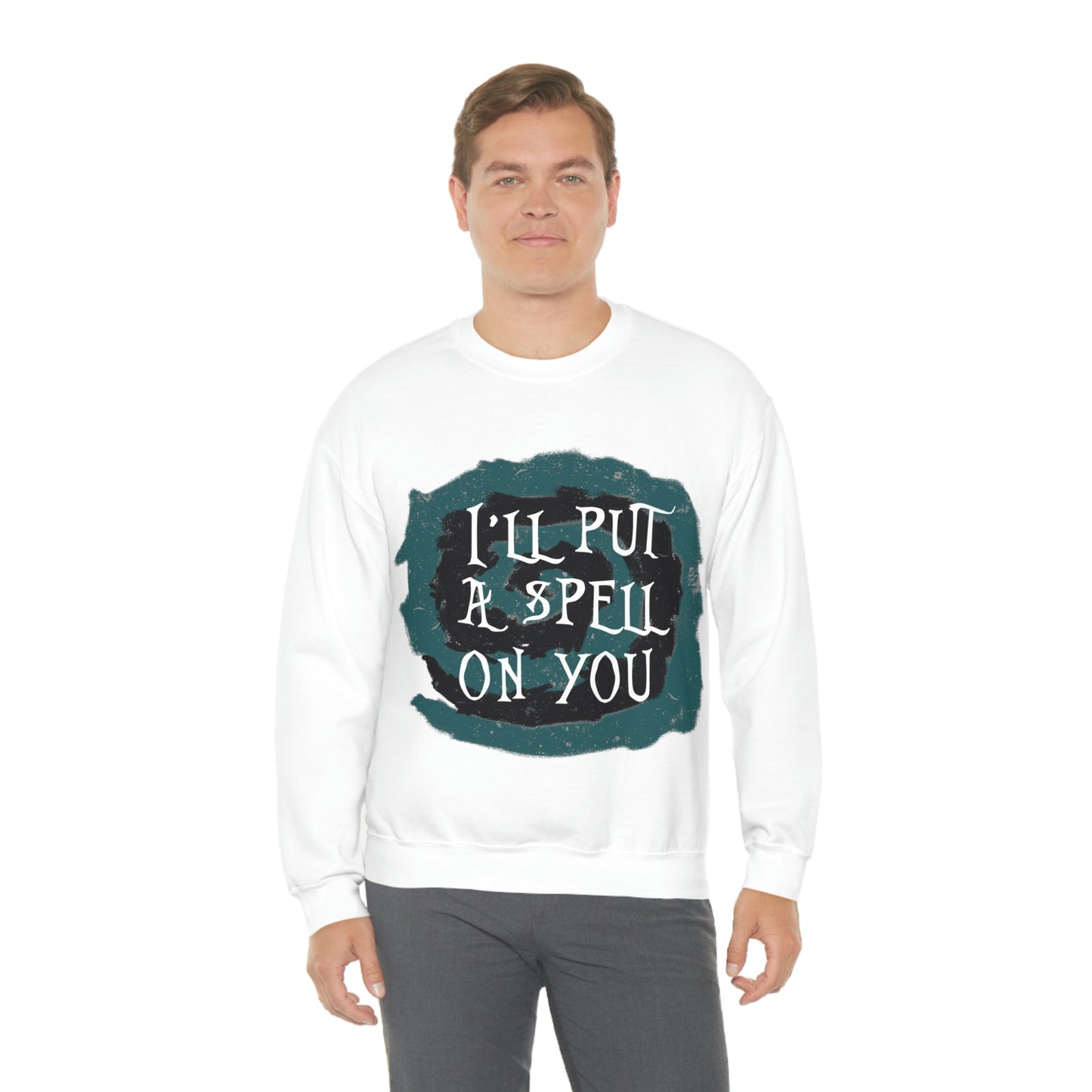 I`ll Put A Spell On You Halloween Trick Or Treat Unisex Heavy Blend™ Crewneck Sweatshirt