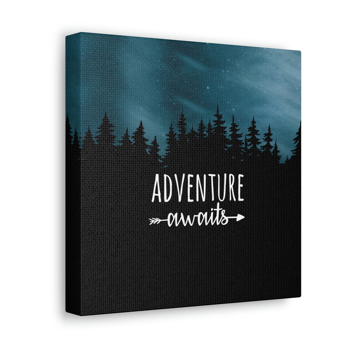 Adventure Awaits Art Vacation Landscape Explore Aesthetic Classic Art Canvas Gallery Wraps