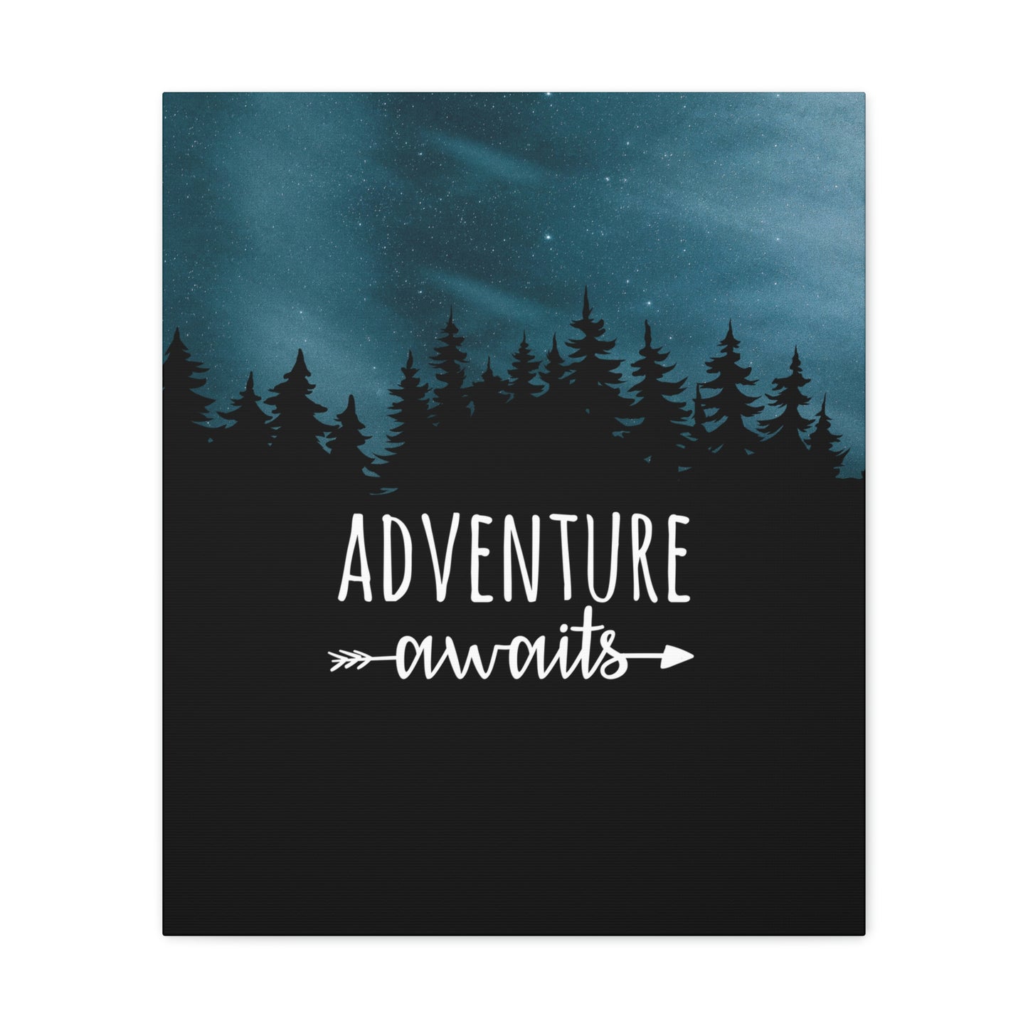 Adventure Awaits Art Vacation Landscape Explore Aesthetic Classic Art Canvas Gallery Wraps