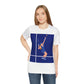 Tennis Player Blue Art Sports Team Unisex Jersey Short Sleeve T-Shirt